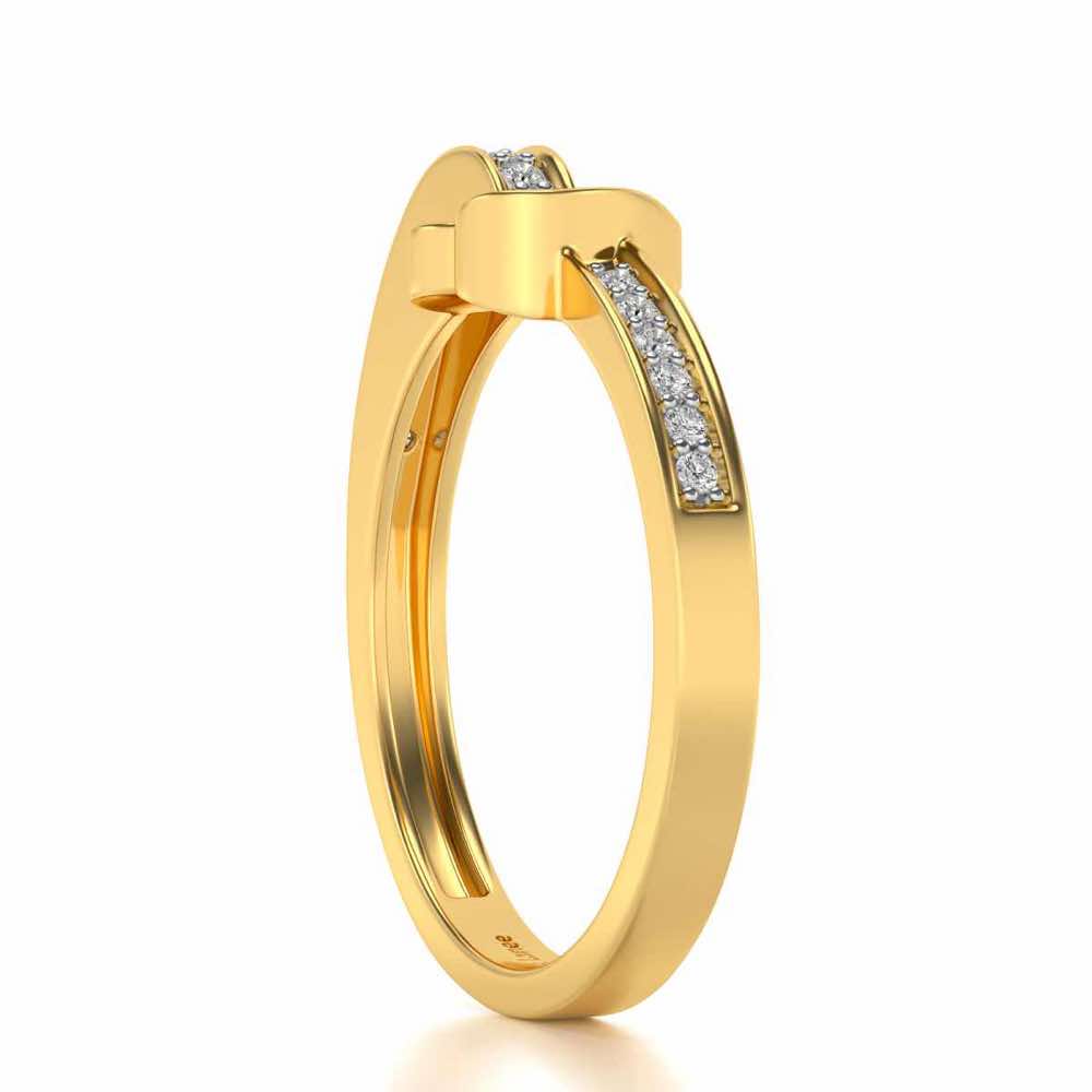 Grab My Heart Ring - Yellow Gold - Image 3