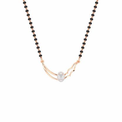 Graha Shobha Silver Mangalsutra - Rose Gold - Image 1