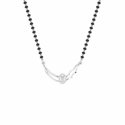 Graha Shobha Silver Mangalsutra - White Gold - Image 1