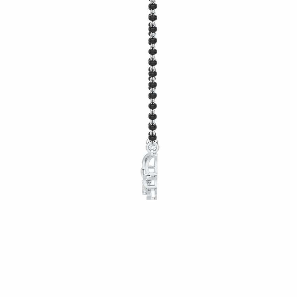 Graha Shobha Silver Mangalsutra - White Gold - Image 4