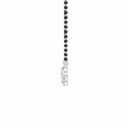 Graha Shobha Silver Mangalsutra - White Gold - Image 4
