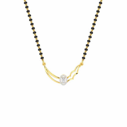 Graha Shobha Silver Mangalsutra - Yellow Gold - Image 1