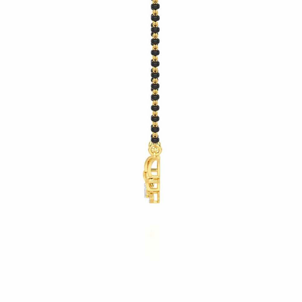 Graha Shobha Silver Mangalsutra - Yellow Gold - Image 4