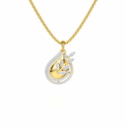 Grandeur Shine Silver Pendant - Yellow Gold - Image 1