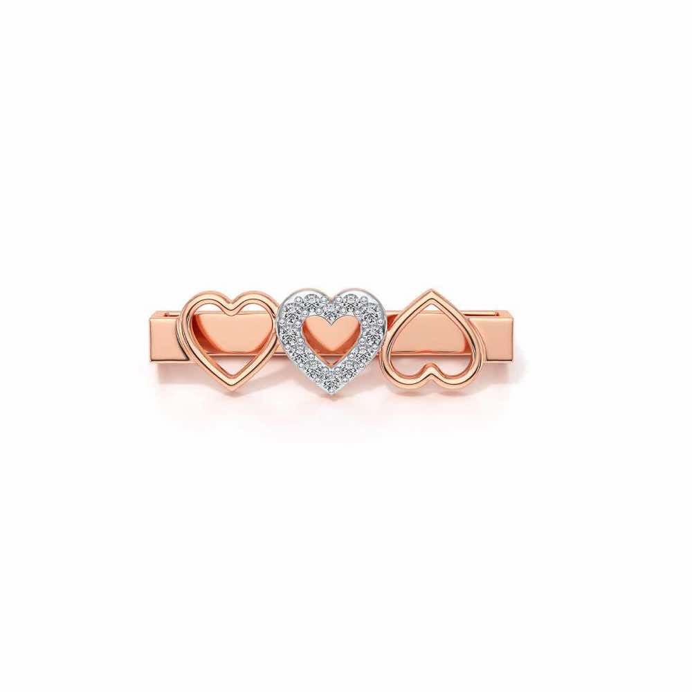 Group Hearts Silver Watch Band - Rose Gold - Image 2