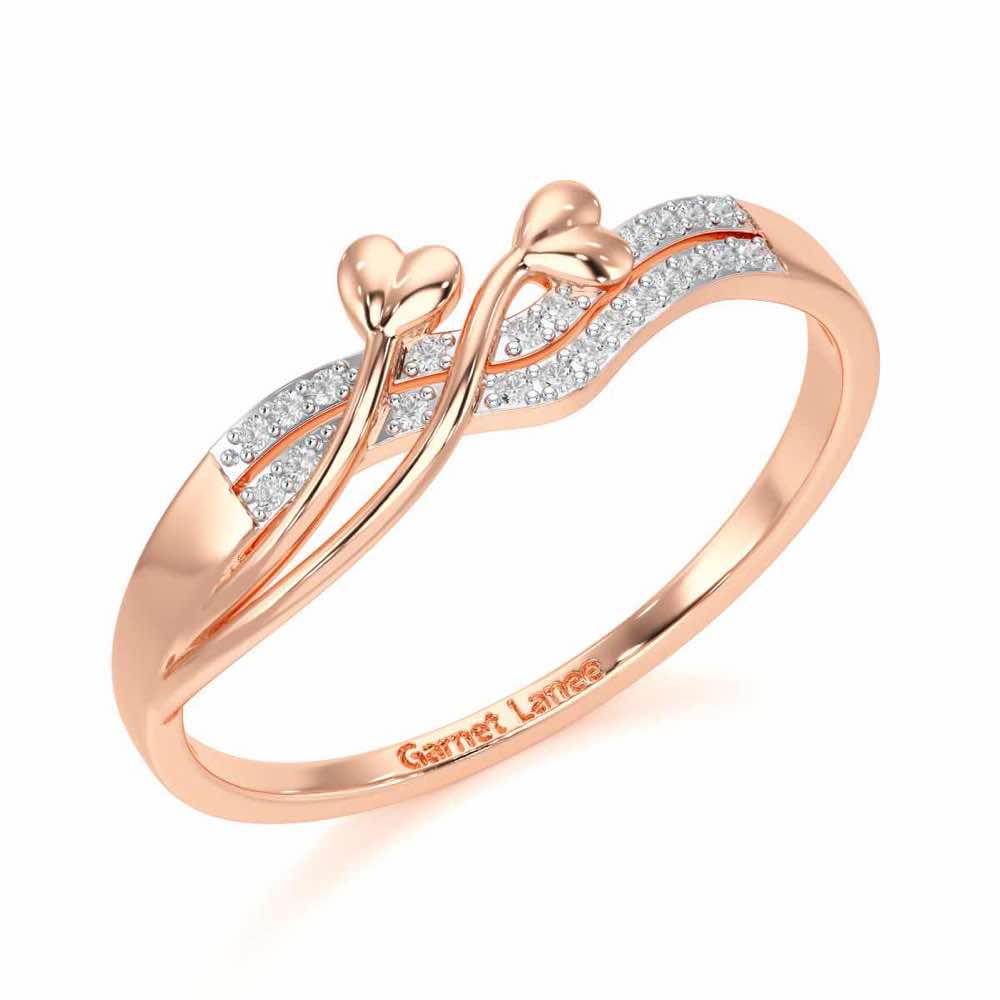 Grow Glow Silver Ring - Rose Gold - Image 1