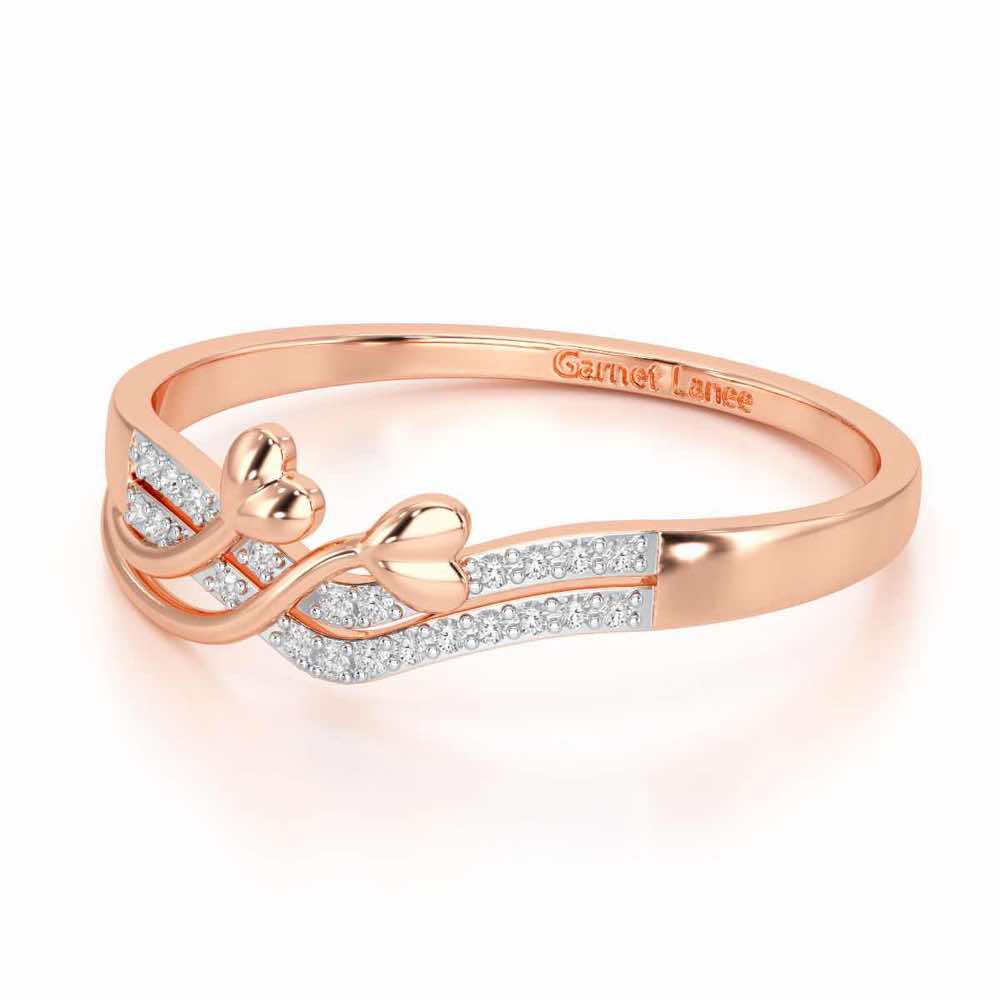 Grow Glow Silver Ring - Rose Gold - Image 2