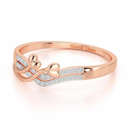 Grow Glow Silver Ring - Rose Gold - Image 2