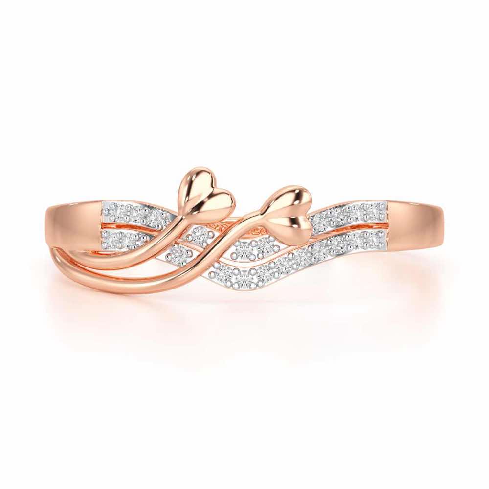 Grow Glow Silver Ring - Rose Gold - Image 4
