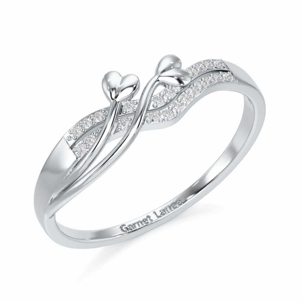 Grow Glow Silver Ring - White Gold - Image 1