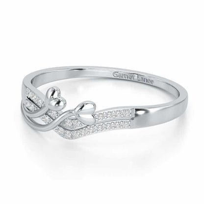 Grow Glow Silver Ring - White Gold - Image 2