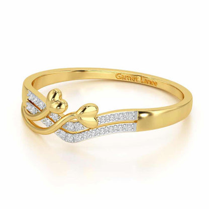 Grow Glow Silver Ring - Yellow Gold - Image 2