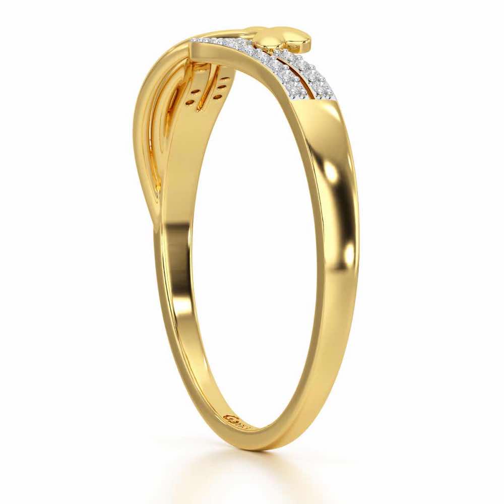 Grow Glow Silver Ring - Yellow Gold - Image 3