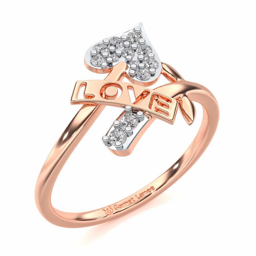 Grow Love Silver Ring - Rose Gold - Image 1