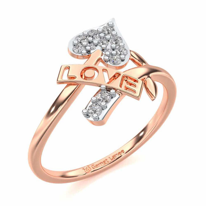 Grow Love Silver Ring - Rose Gold - Image 1