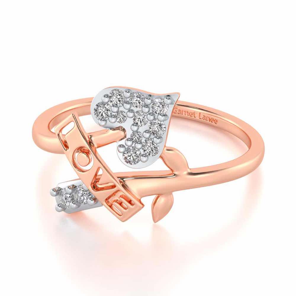 Grow Love Silver Ring - Rose Gold - Image 2