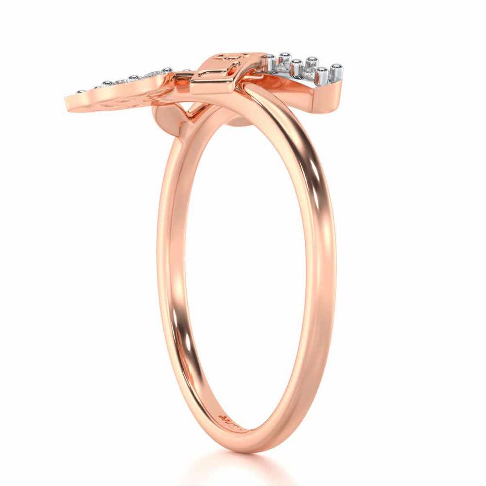 Grow Love Silver Ring - Rose Gold - Image 3
