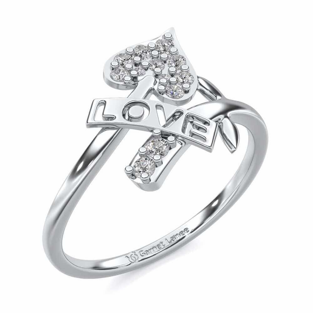 Grow Love Silver Ring - White Gold - Image 1