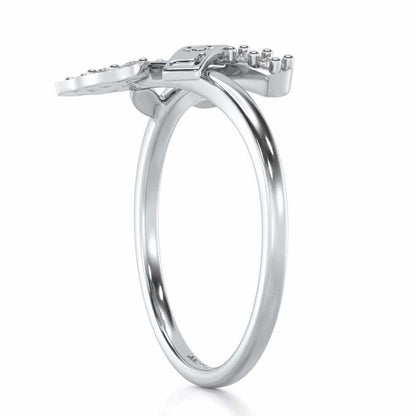 Grow Love Silver Ring - White Gold - Image 3