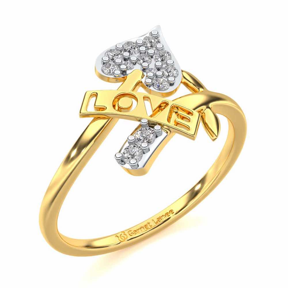 Grow Love Silver Ring - Yellow Gold - Image 1