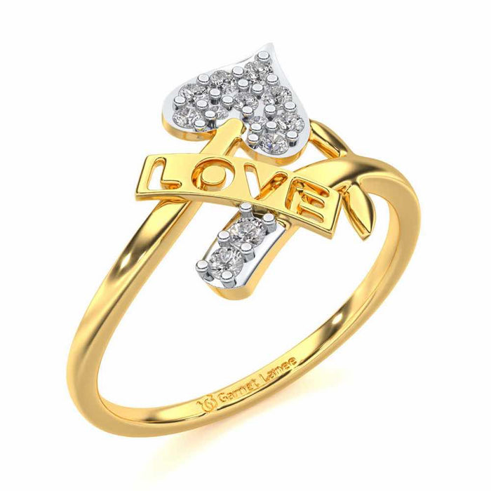 Grow Love Silver Ring - Yellow Gold - Image 1