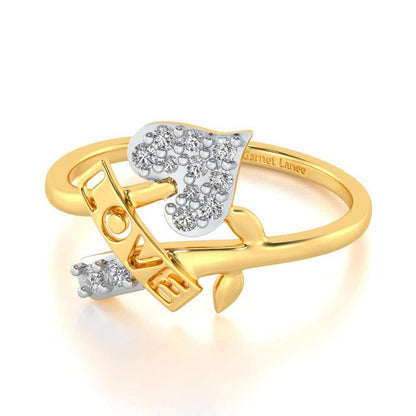 Grow Love Silver Ring - Yellow Gold - Image 2