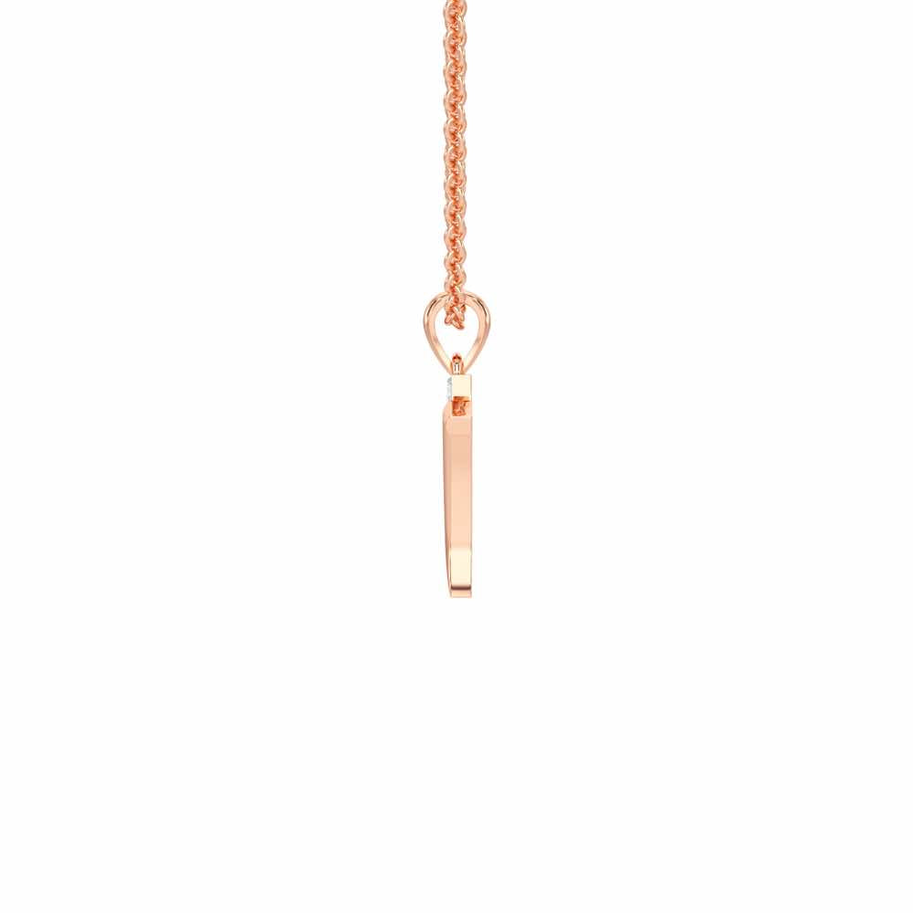 H-Luke Silver Pendant - Rose Gold - Image 3