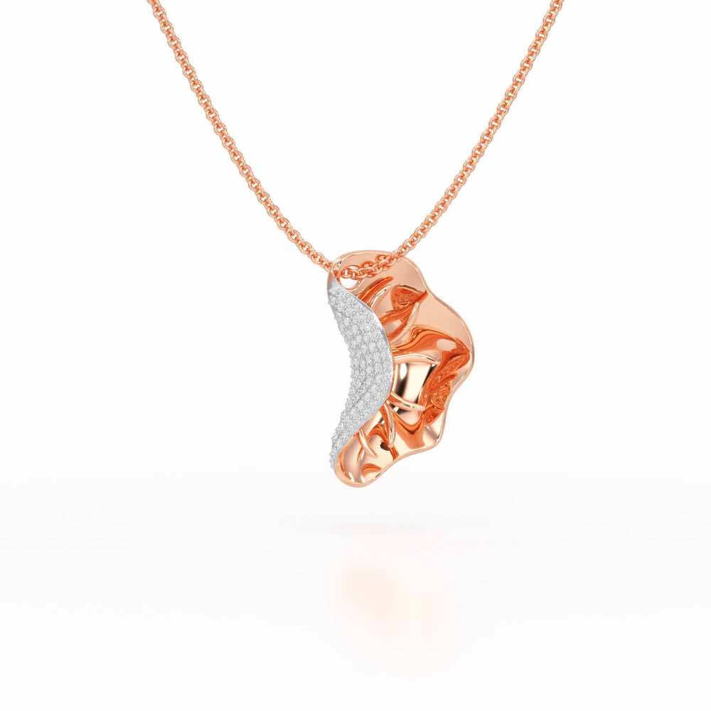 Half Bloom Silver Pendant