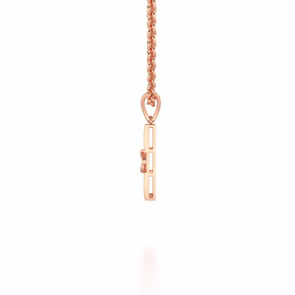 Hanka Silver Pendant - Rose Gold - Image 3