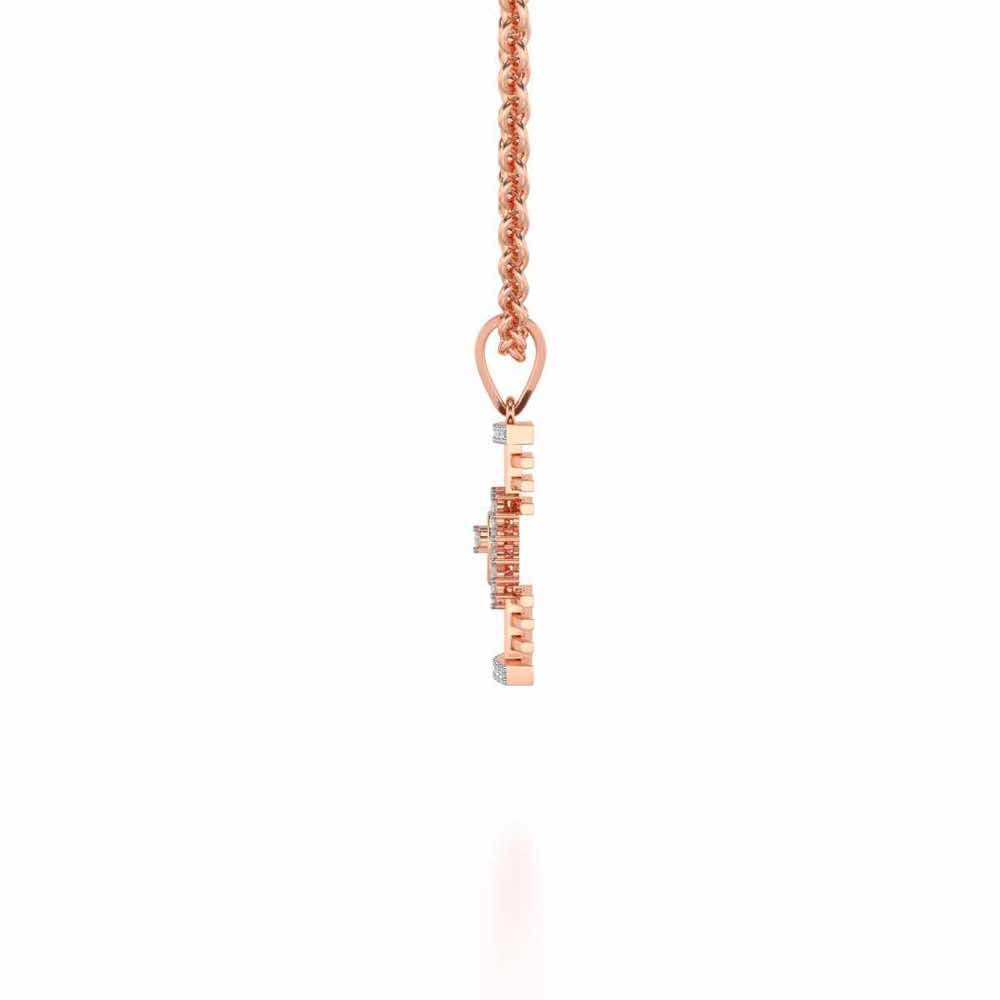 Haral Silver Pendant - Rose Gold - Image 3