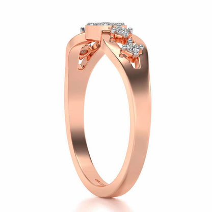 Harita Silver Ring - Rose Gold - Image 3