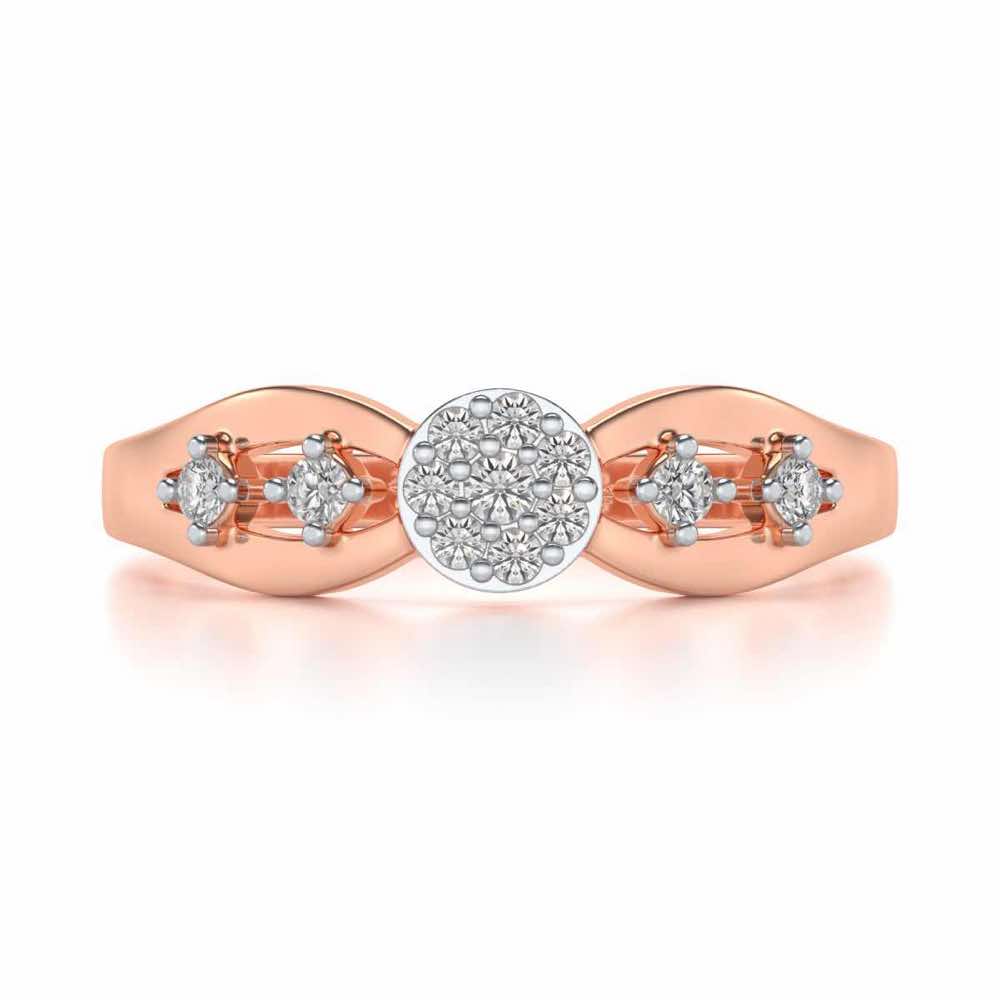 Harita Silver Ring - Rose Gold - Image 4
