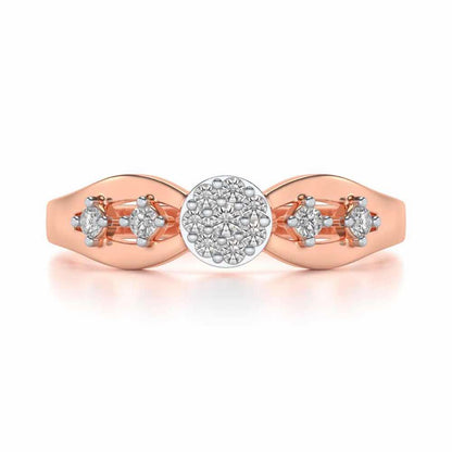 Harita Silver Ring - Rose Gold - Image 4