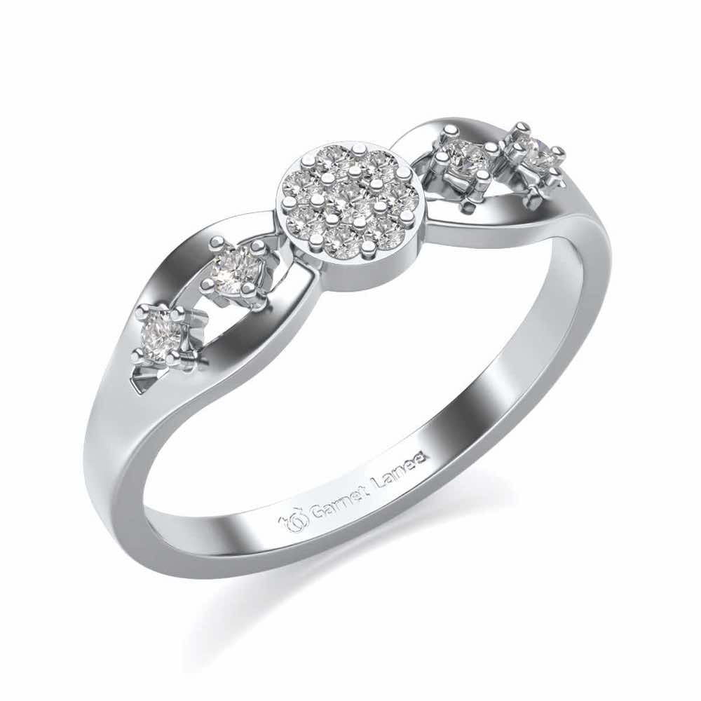 Harita Silver Ring - White Gold - Image 1