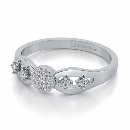 Harita Silver Ring - White Gold - Image 2