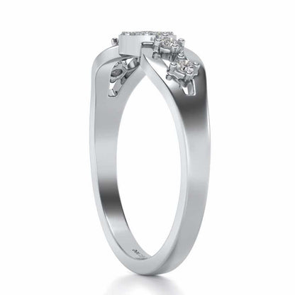 Harita Silver Ring - White Gold - Image 3