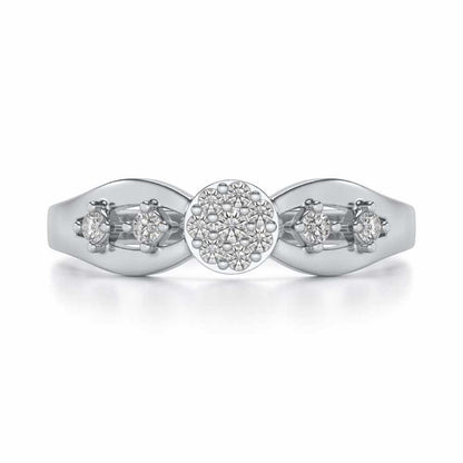 Harita Silver Ring - White Gold - Image 4