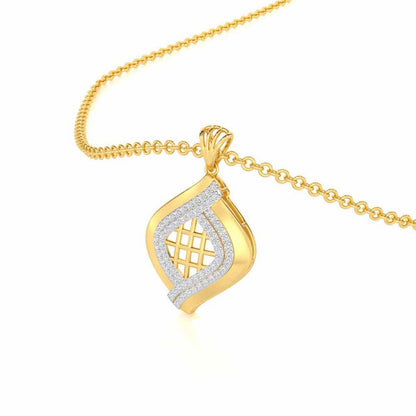 Harmony Delight Silver Pendant - Yellow Gold - Image 2