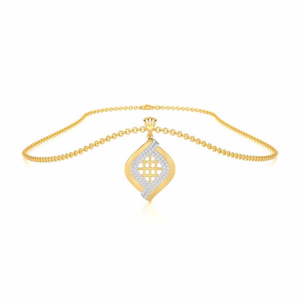 Harmony Delight Silver Pendant - Yellow Gold - Image 3