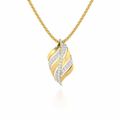 Harmony Serenade Silver Pendant - Yellow Gold - Image 1