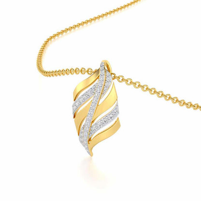 Harmony Serenade Silver Pendant - Yellow Gold - Image 2