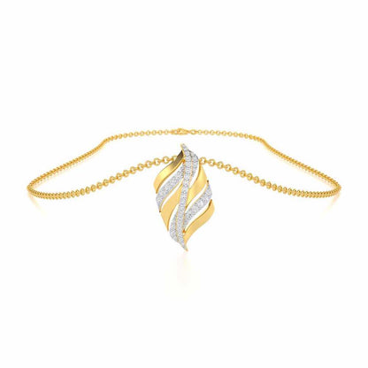 Harmony Serenade Silver Pendant - Yellow Gold - Image 3