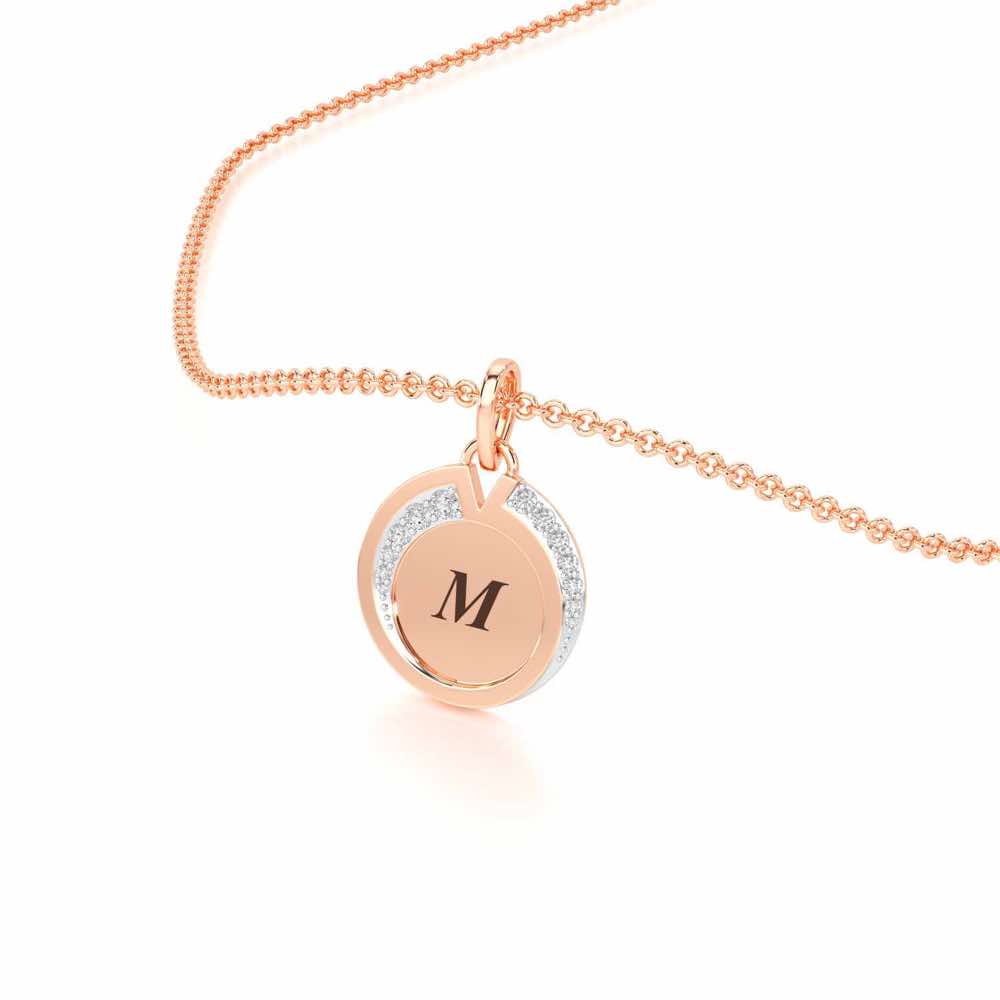 Hear Me Silver Pendant_ - Rose Gold - Image 2