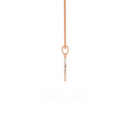 Hear Me Silver Pendant_ - Rose Gold - Image 4