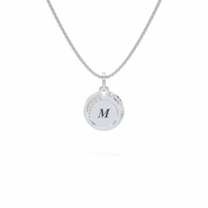 Hear Me Silver Pendant_ - White Gold - Image 1