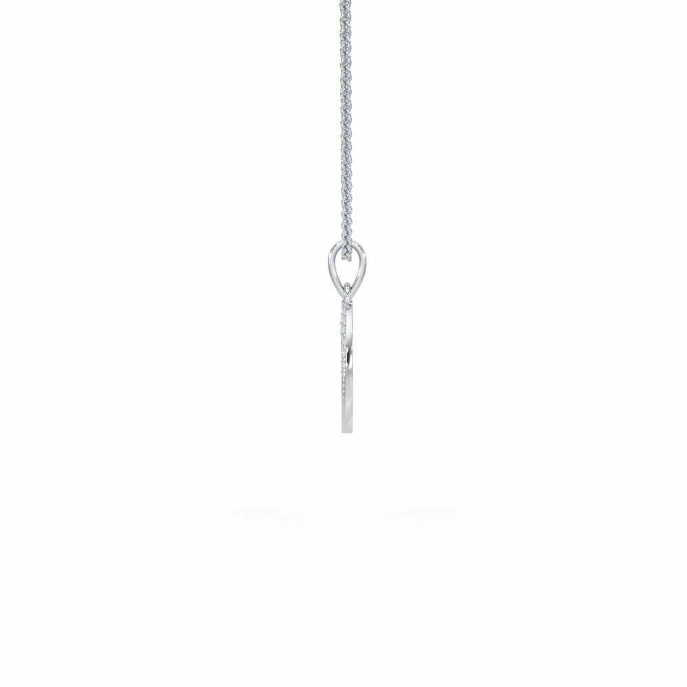 Hear Me Silver Pendant_ - White Gold - Image 4