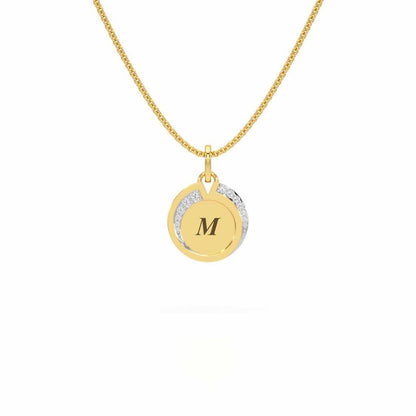Hear Me Silver Pendant_ - Yellow Gold - Image 1