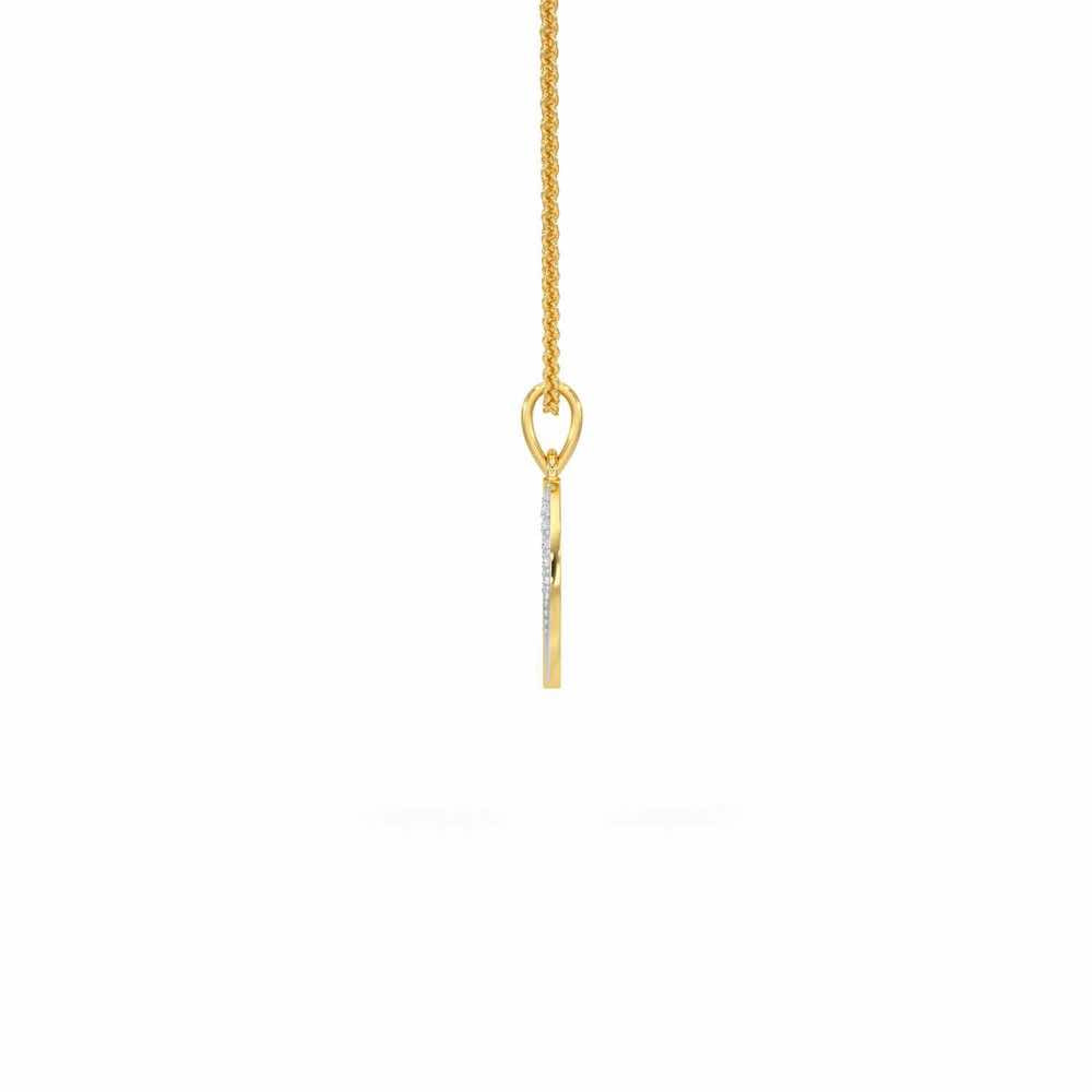 Hear Me Silver Pendant_ - Yellow Gold - Image 4