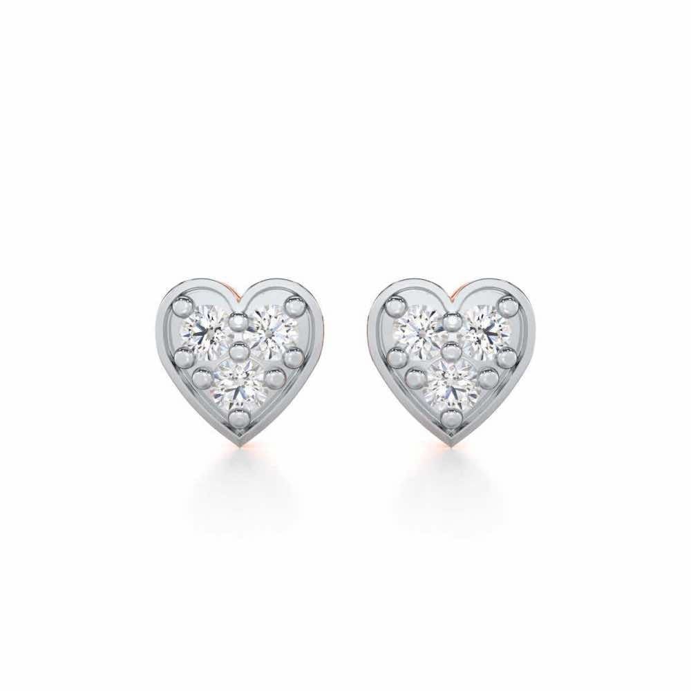 Heart Collection Silver Earrings