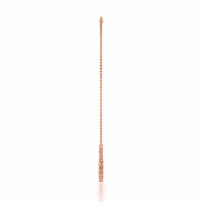 Heart Collection Silver Necklace - Rose Gold - Image 4